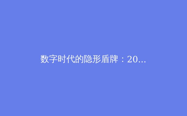 数字时代的隐形盾牌：2024年全球VPN技术演进与隐私保护新趋势 - 3